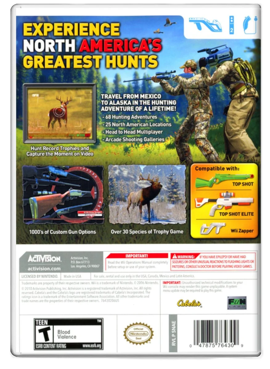 Used Cabela's North American Adventures - Nintendo Wii (Used)