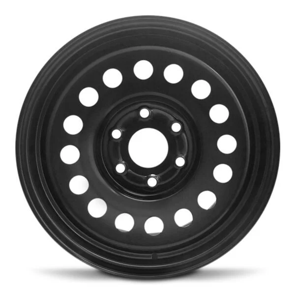 New 17x7.5 inch Wheel for Chevy Avalanche 3500 2007-2013 Black Painted Steel Rim