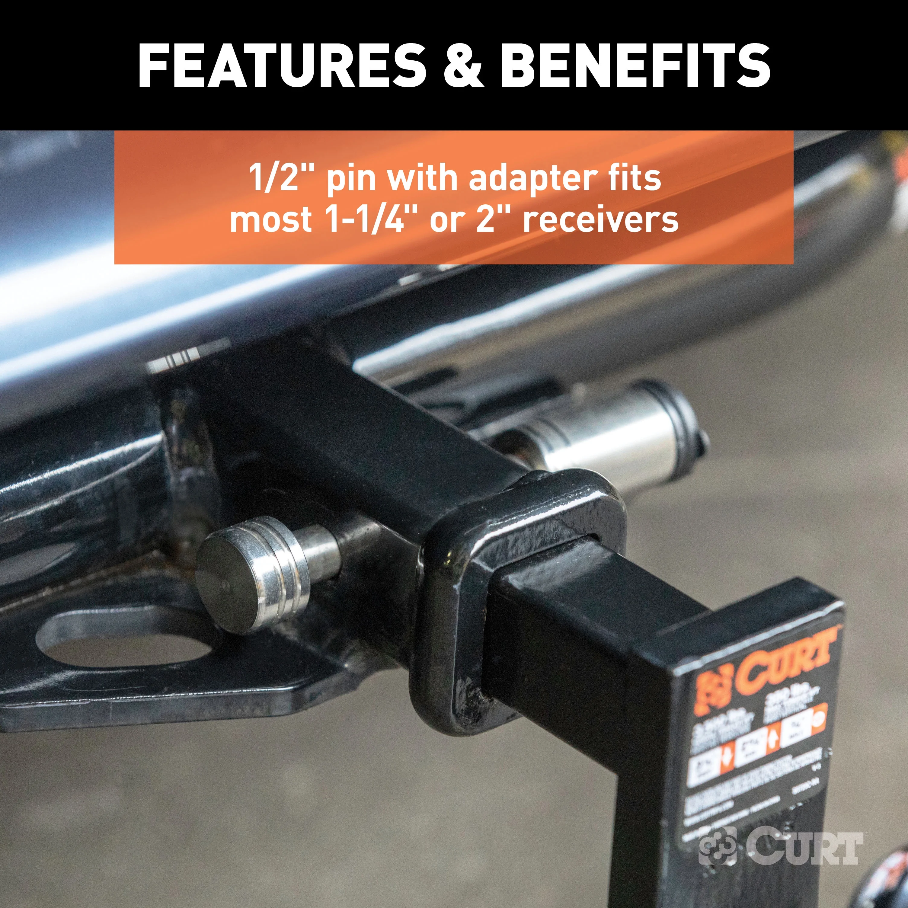 Hitch Lock with Adapter