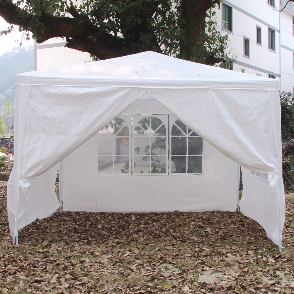 Ktaxon 10' x 10' Outdoor Canopy Party Wedding Tent White Gazebo Pavilion with4 Side Walls