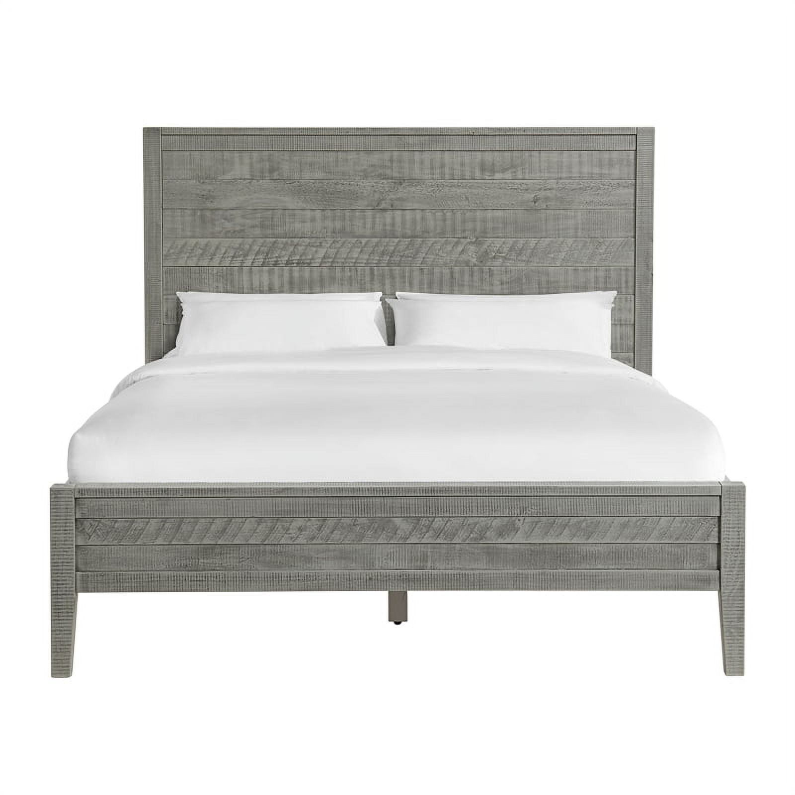 Arden Panel Wood Queen Bed/Driftwood Gray