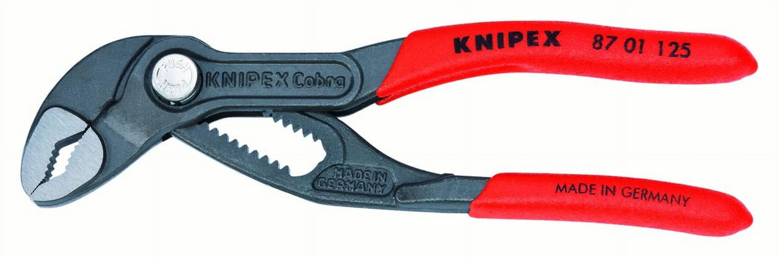 Knipex Tools 00 20 72 V01, Mini Cobra Pliers and Pliers Wrench 2-Piece Set with Belt Pouch