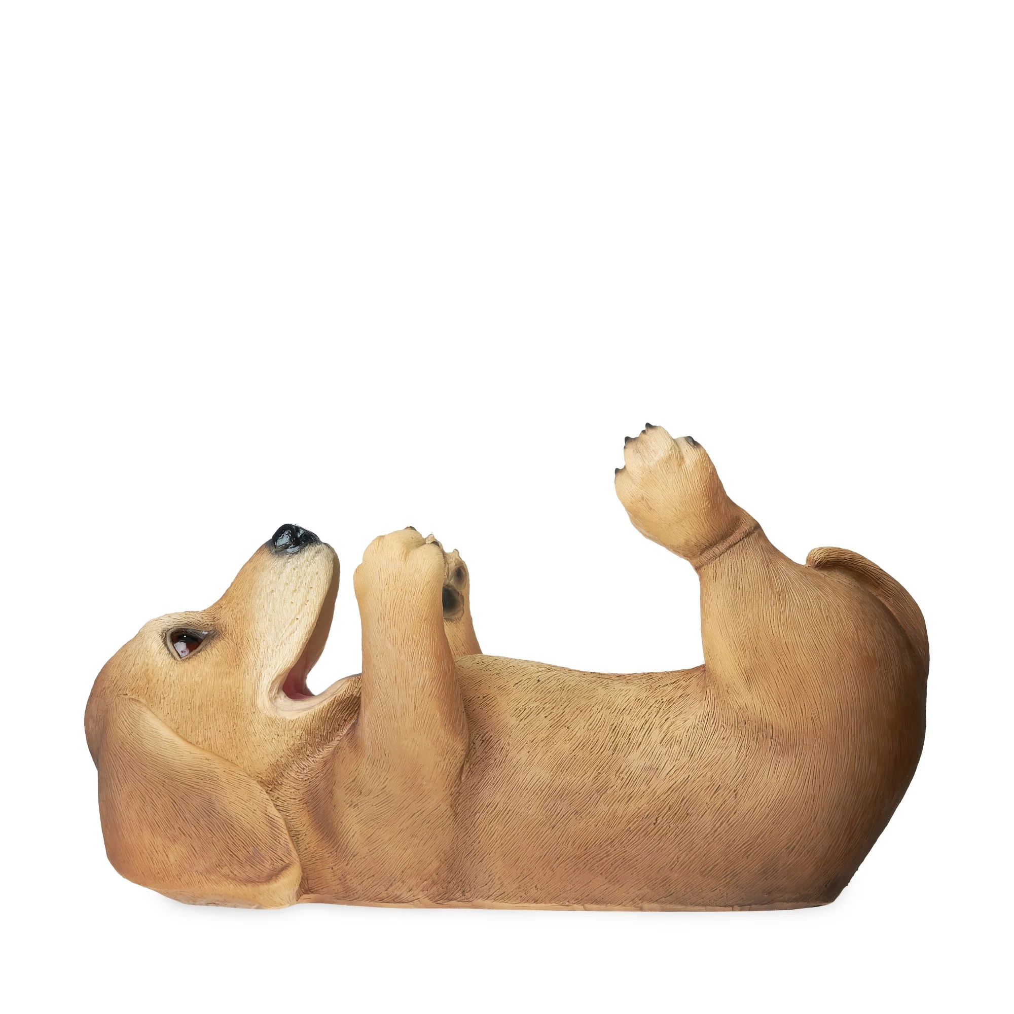 True Dachshund Polyresin Wine Bottle Holder Set of 1, Yellow, Holds 1 Standard Wine Bottle