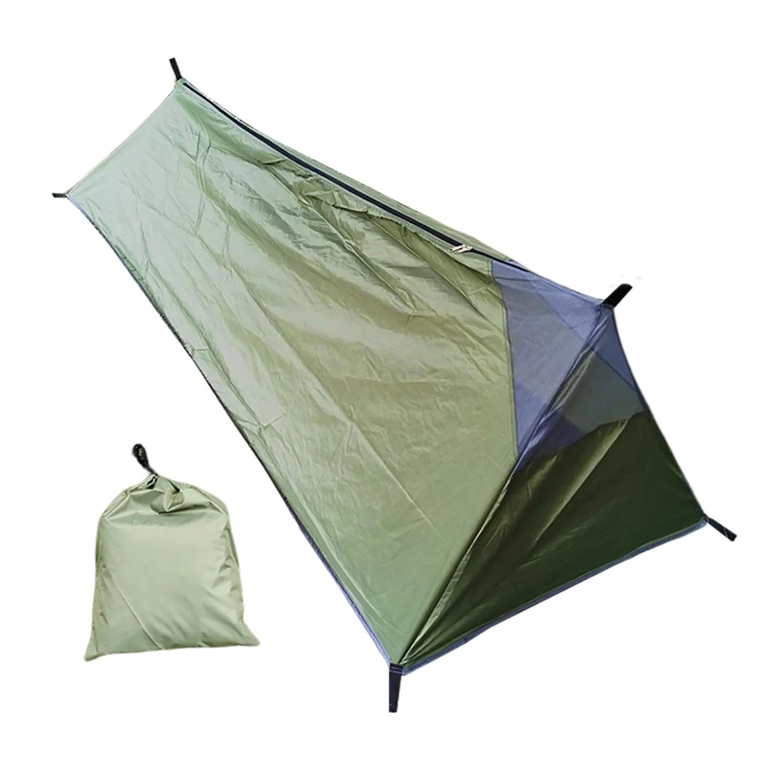 Portable Camping Tent Waterproof Survival Shelter for Beach , Green