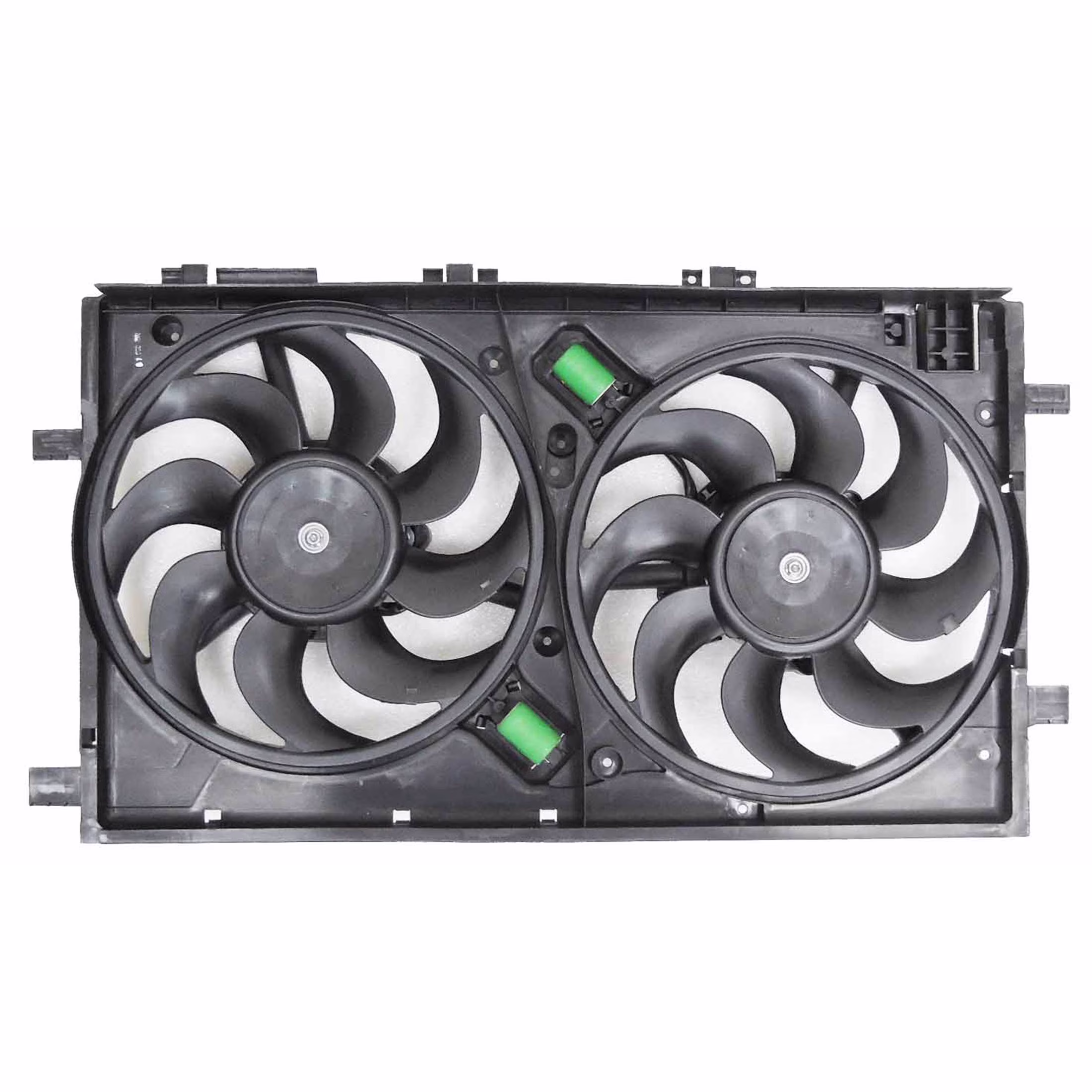 Agility Auto Parts 6010037 Dual Radiator and Condenser Fan Assembly for Buick Specific Models