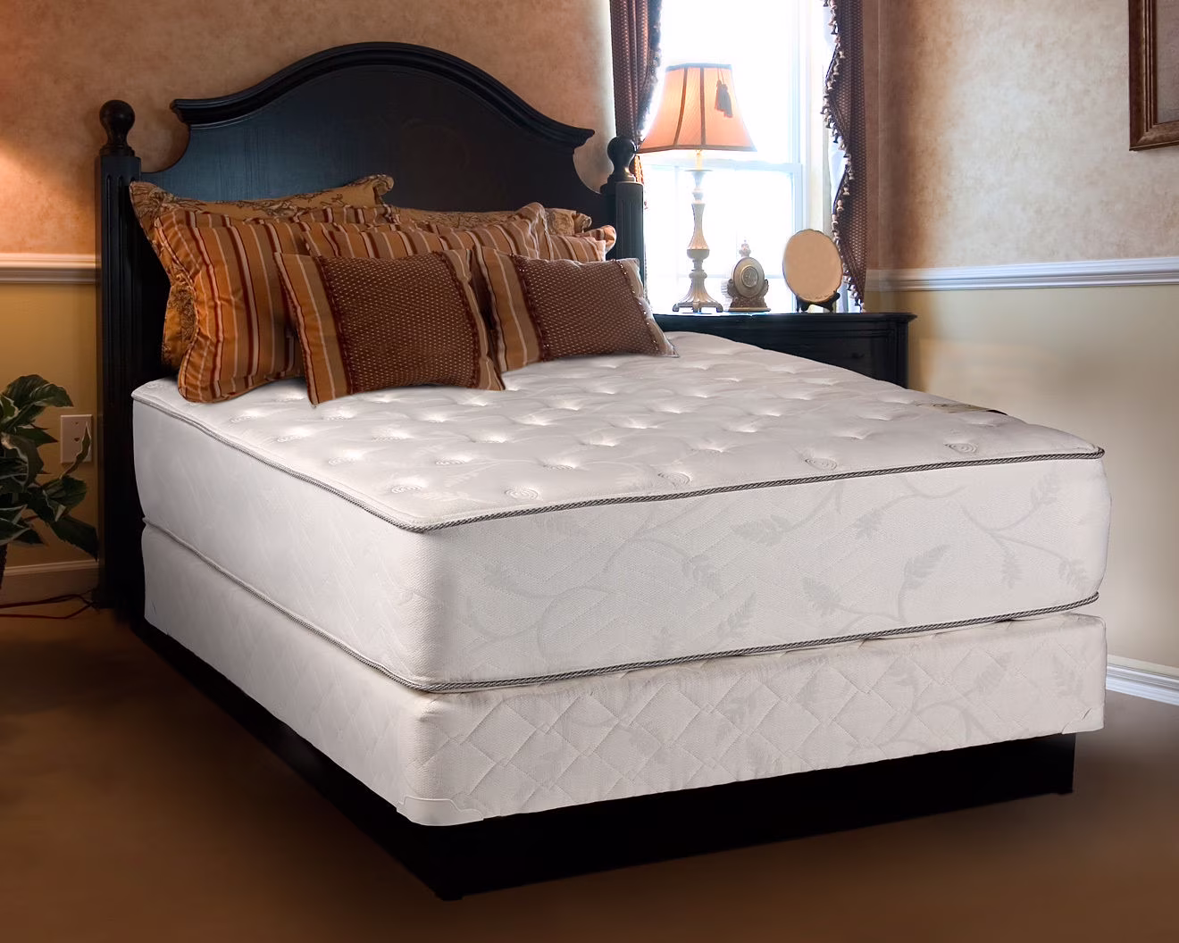 Exceptional Plush King Size Mattress and Box Spring Set (76