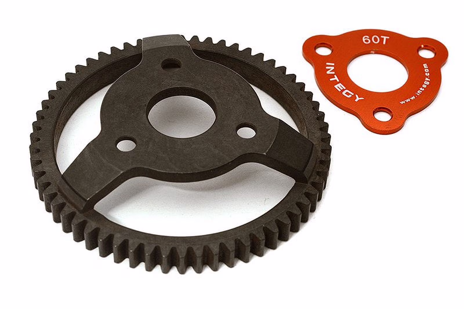 Integy RC Toy Model Hop-ups C28444RED Billet Machined 32P 60T Spur Gear for Traxxas 1/10 Bigfoot 2WD Monster Truck