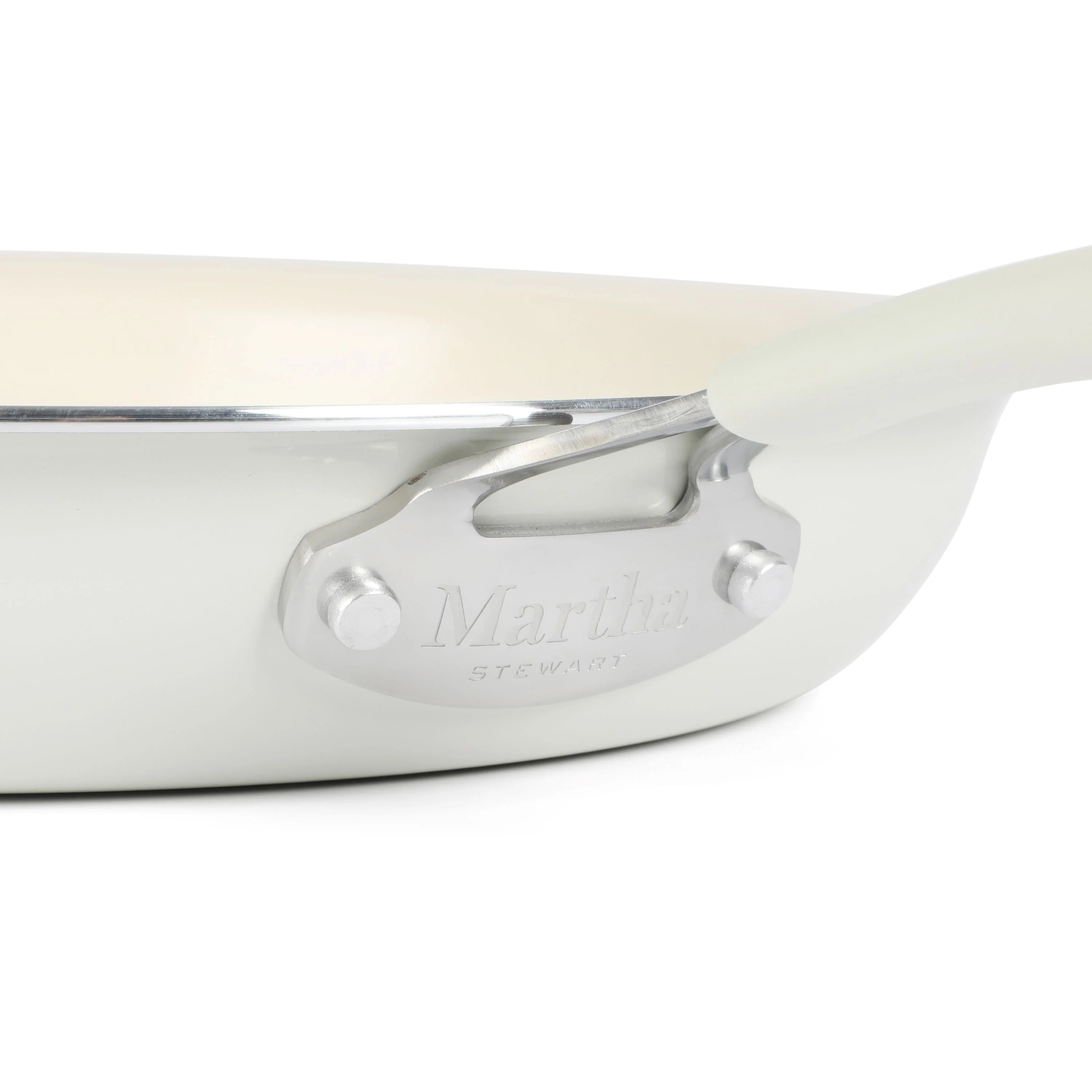 Martha Stewart Everyday Charlemont 10-inch Linen Aluminum Fry Pan