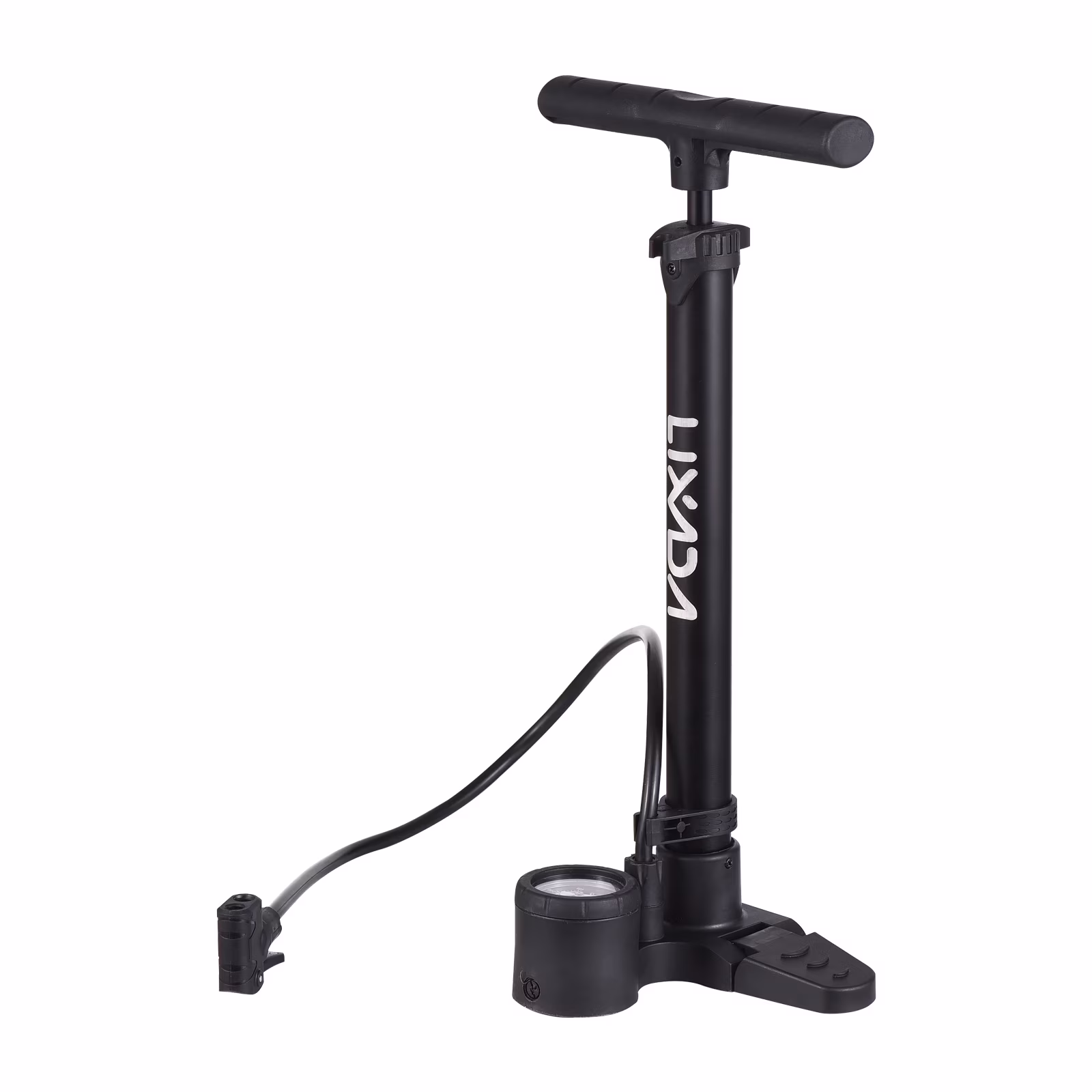 Bike Floor Pump with Pressure Gauge by Lixada 230PSI, Folding Pedal, Presta/Schrader Valve Perfect for Bike Enthusiasts