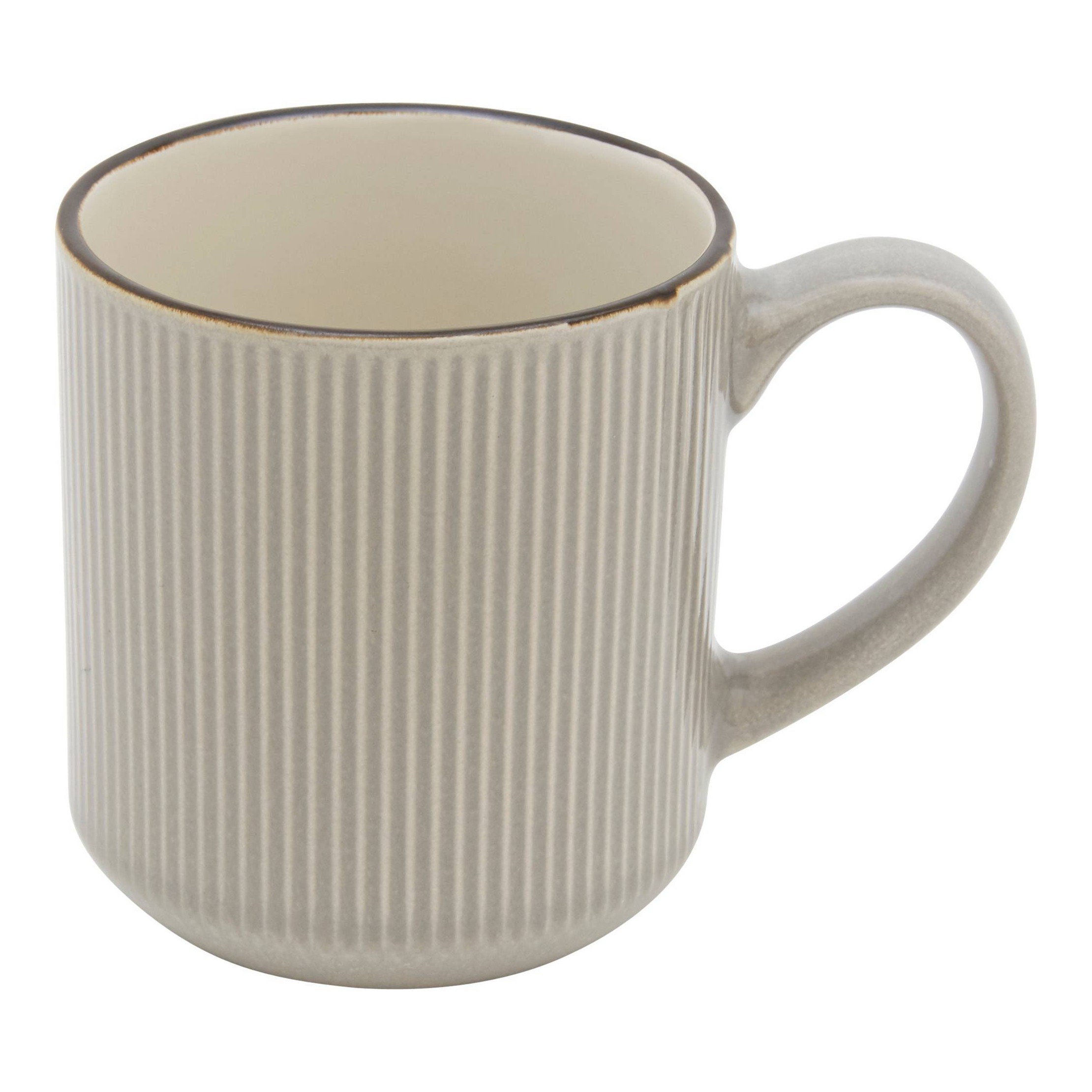 16pc Stoneware Kappa Dinnerware Set Gray