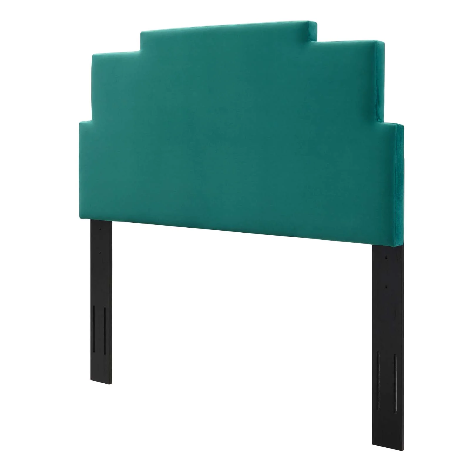 Headboard, Full Queen Size, Velvet, Teal Blue, Modern Contemporary Urban Design, Bedroom Master Guest Suite