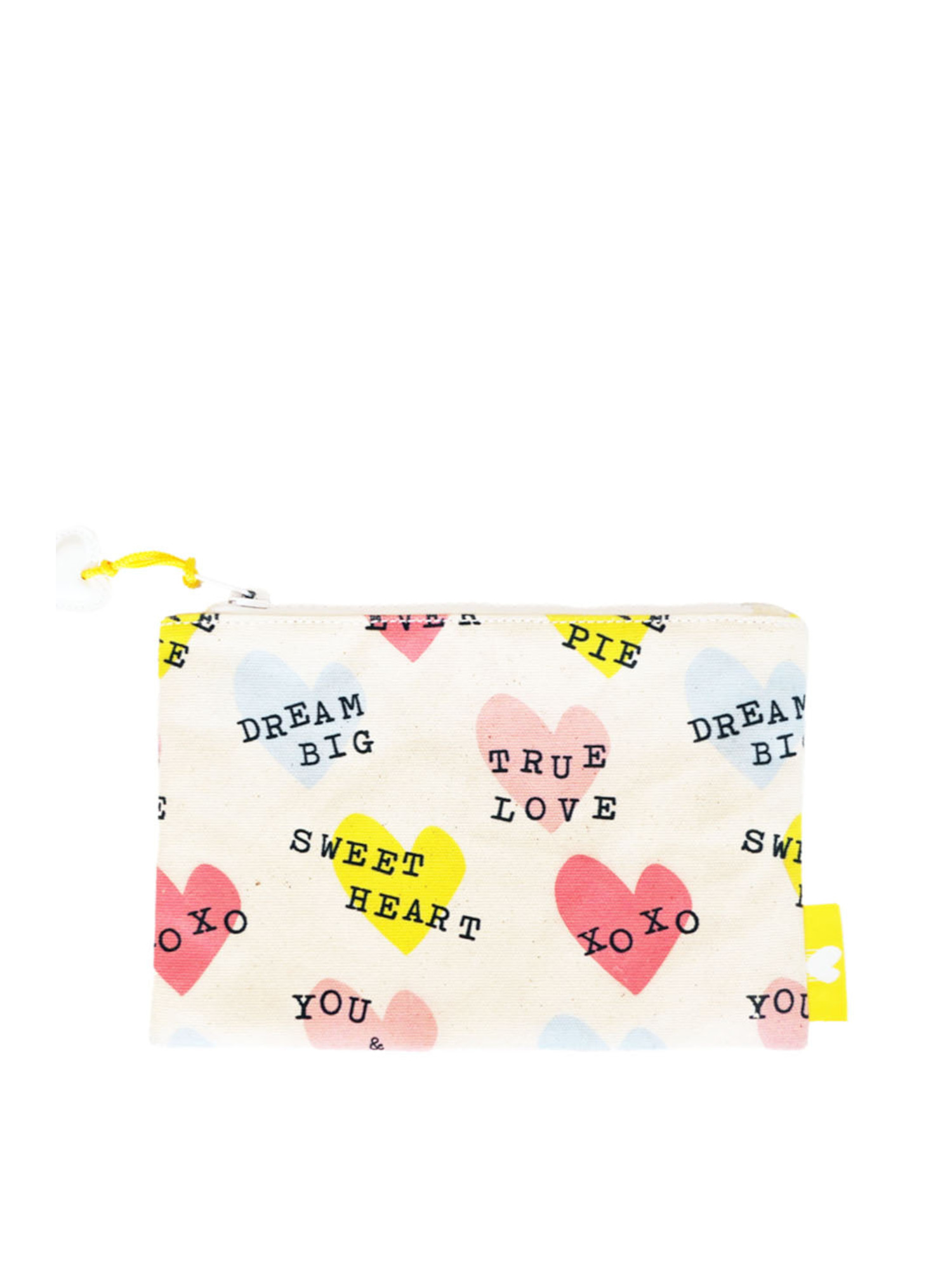 KERRI ROSENTHAL Women's White Printed Canvas Strapless Side Pack