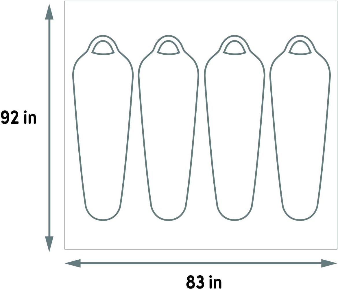 Kelty Wireless 4 Footprint Lightweight/Water Resistant/Fitted Ground Tarp