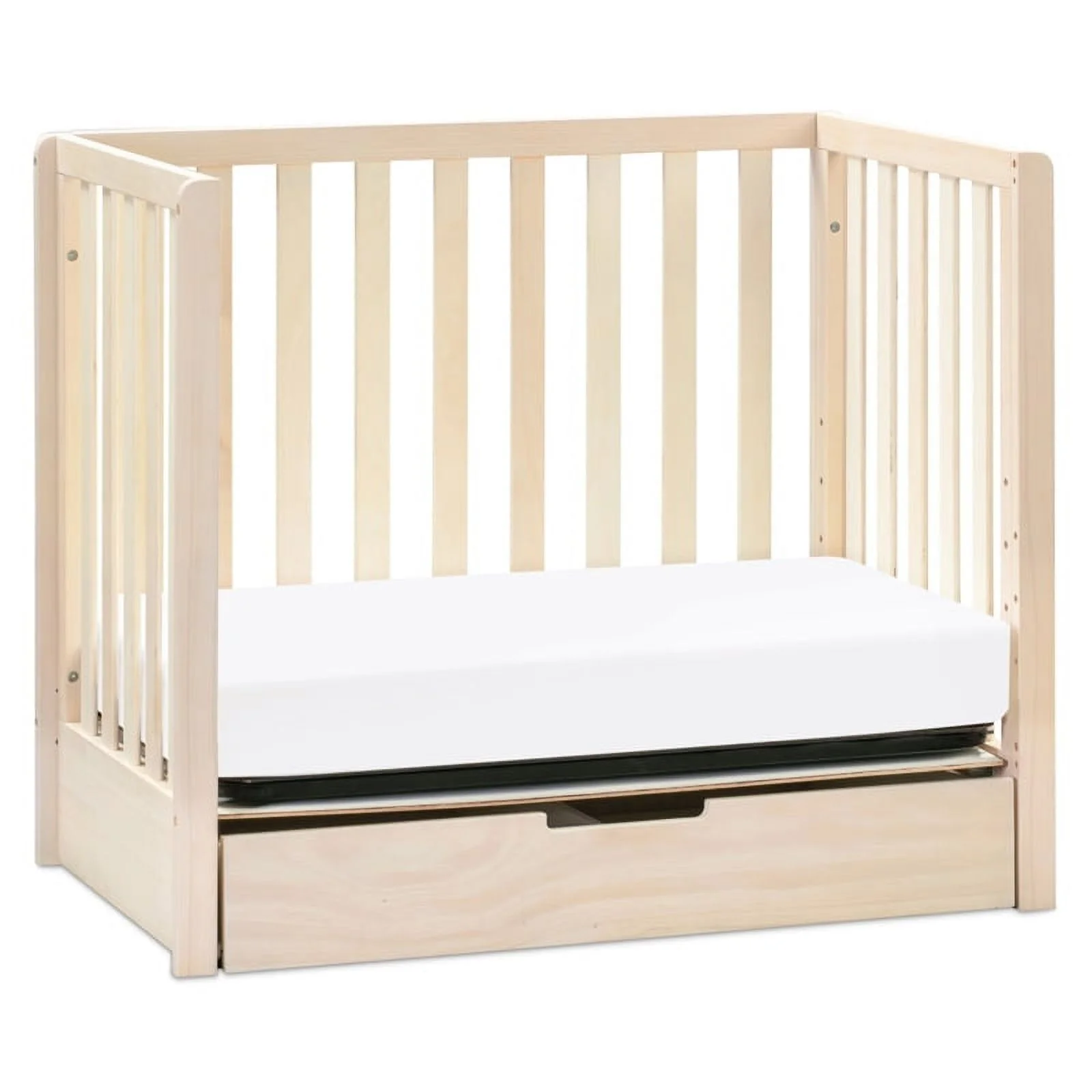 Carter's by DaVinci Colby 4-in-1 Convertible Mini Crib with Trundle in Washed Natural