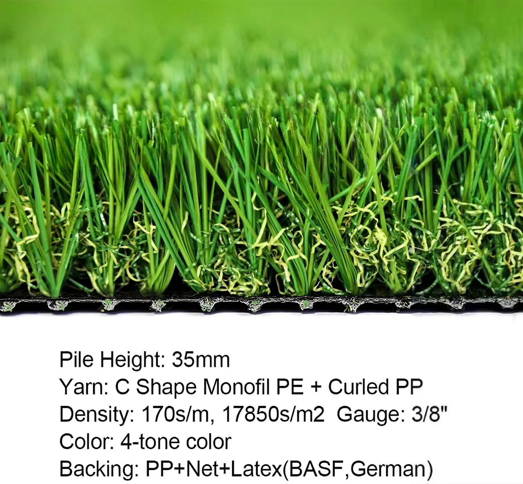 GATCOOL Artificial Grass,1.38