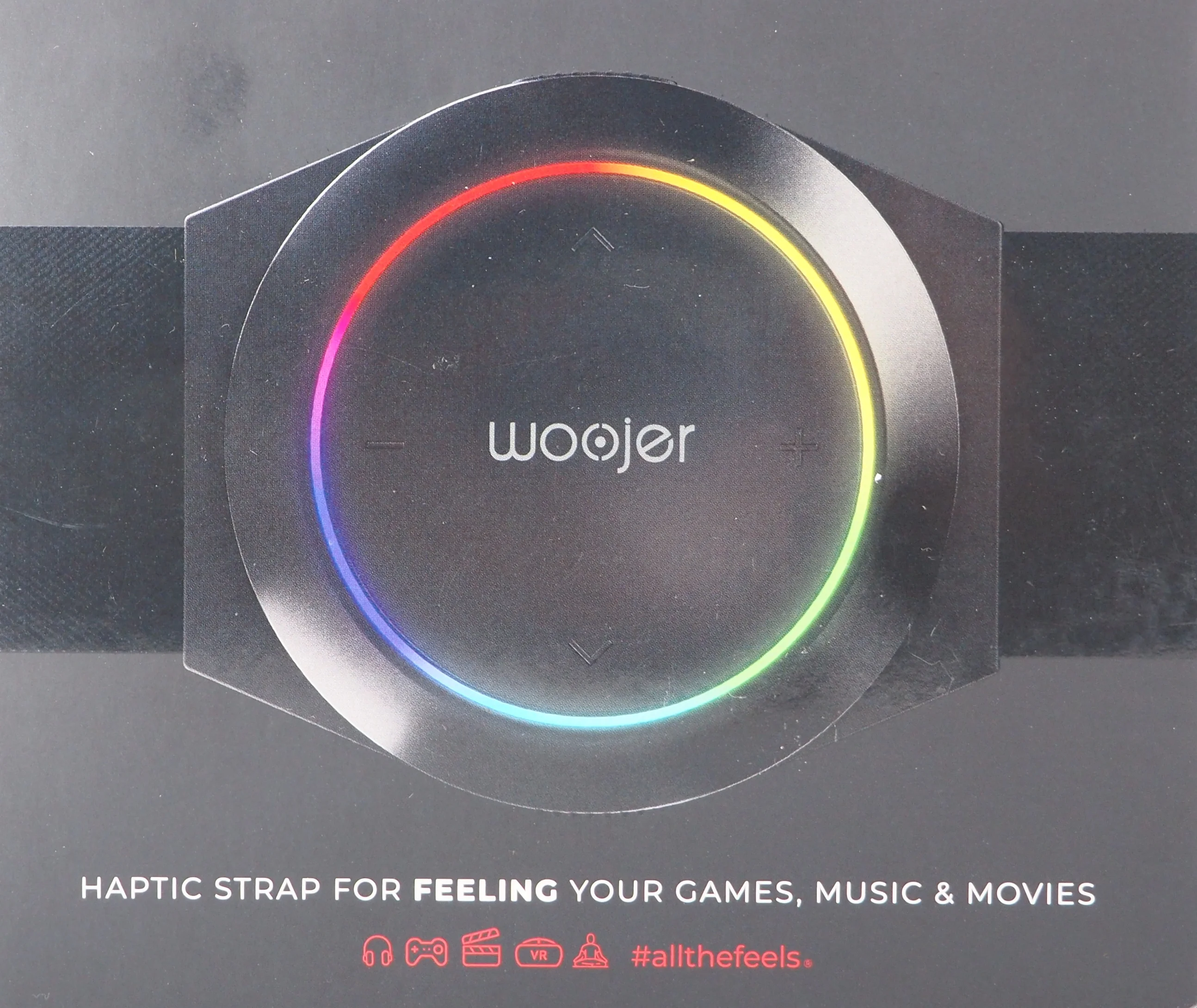Woojer Haptic Strap 3 for Games, Music, Movies, VR and Wellness Black