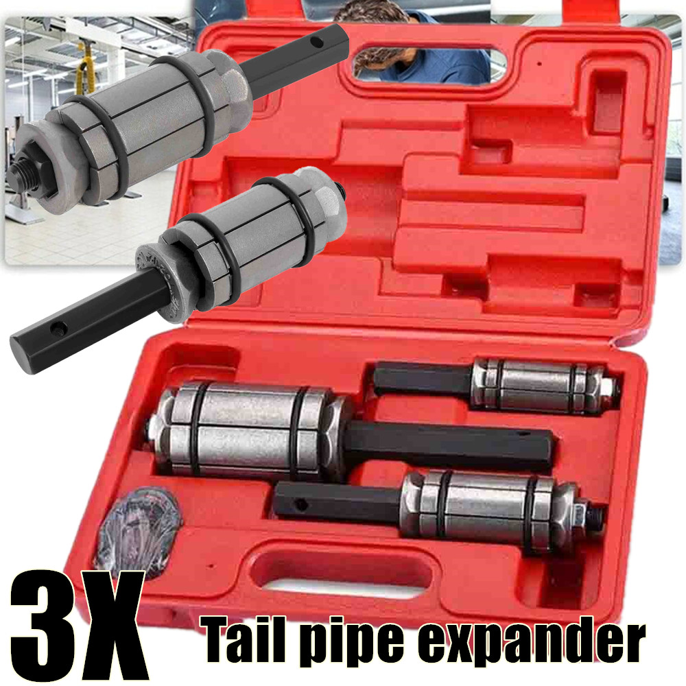 Tail Pipe Tube Exhaust Muffler Expander Spreader Tool Kit Set 1-1/18