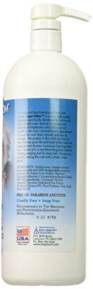 Bio-groom super white shampoo, 32-oz bottle