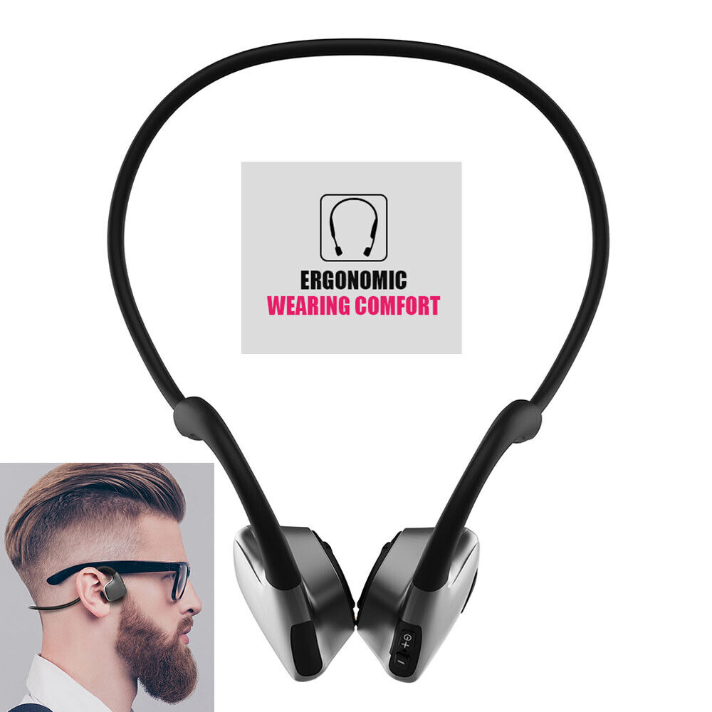 Bone Conduction Wireless Headphones Bluetooth 5.0 Earphones Running Open-Ear New