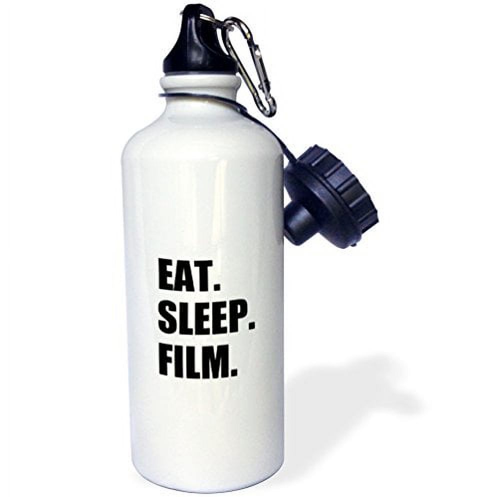 3dRose Eat Sleep Fly - fun gifts for pilots flight crew and frequent flyers, Sports Water Bottle, 21oz