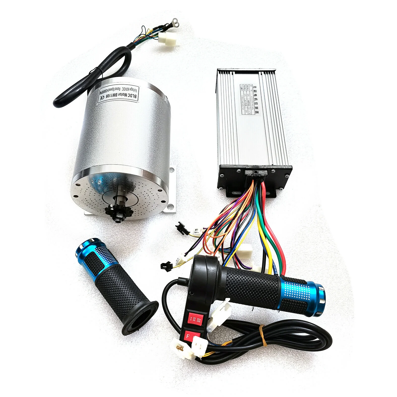 DENEST 60v 2000w High Speed Bldc Motor Kit With Brushless Controller Fit Electric Scooter E Bike