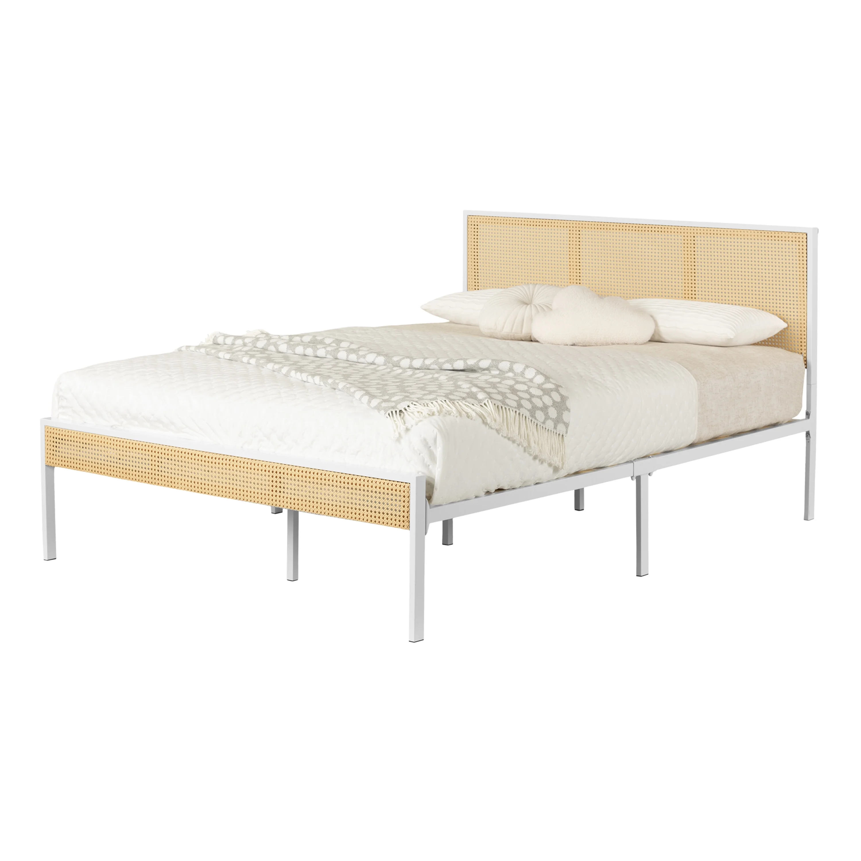 South Shore Bloom, Bohemian Harmony Bed, Full White