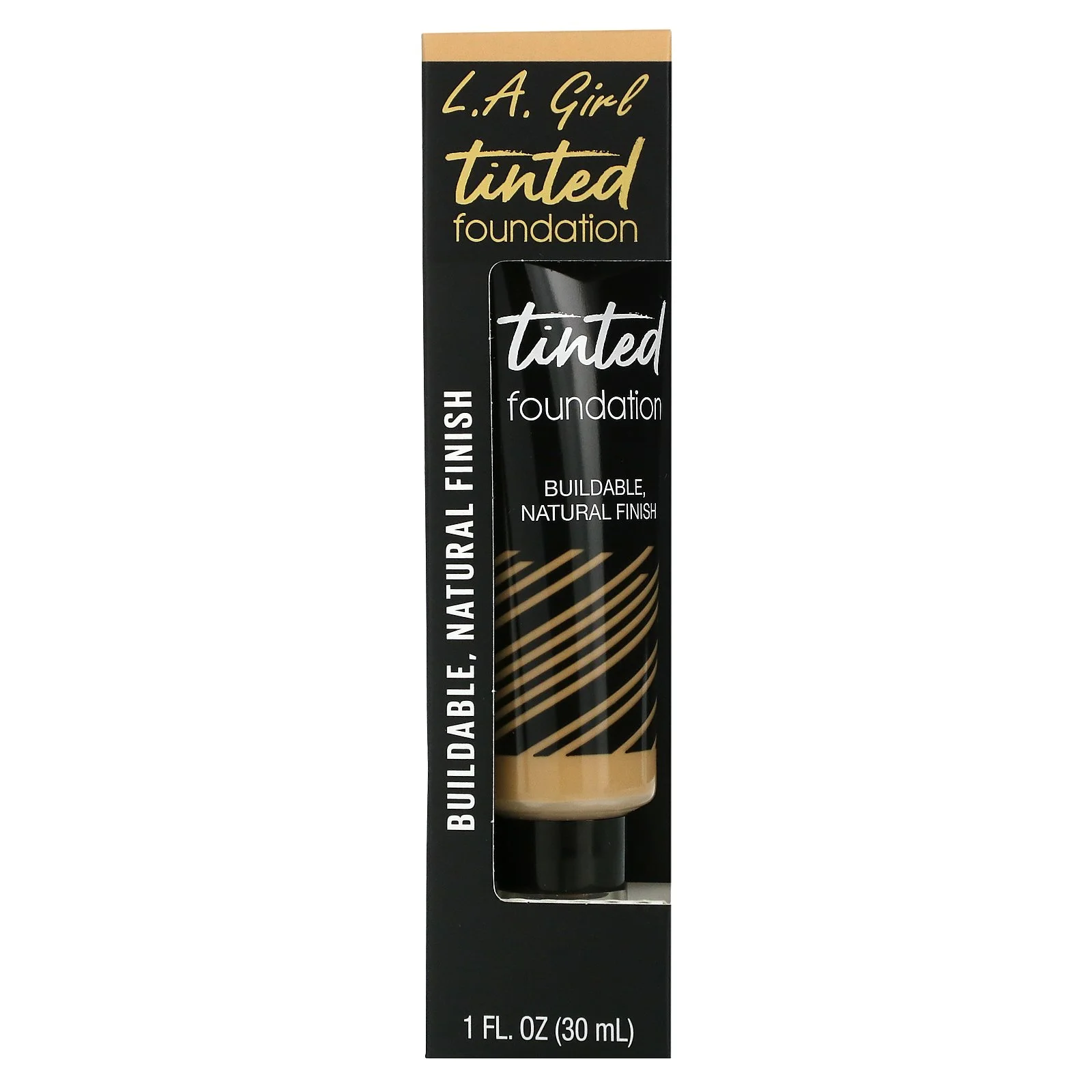 Tinted Foundation, Warm Sand,  1 fl oz (30 ml), L.A. Girl
