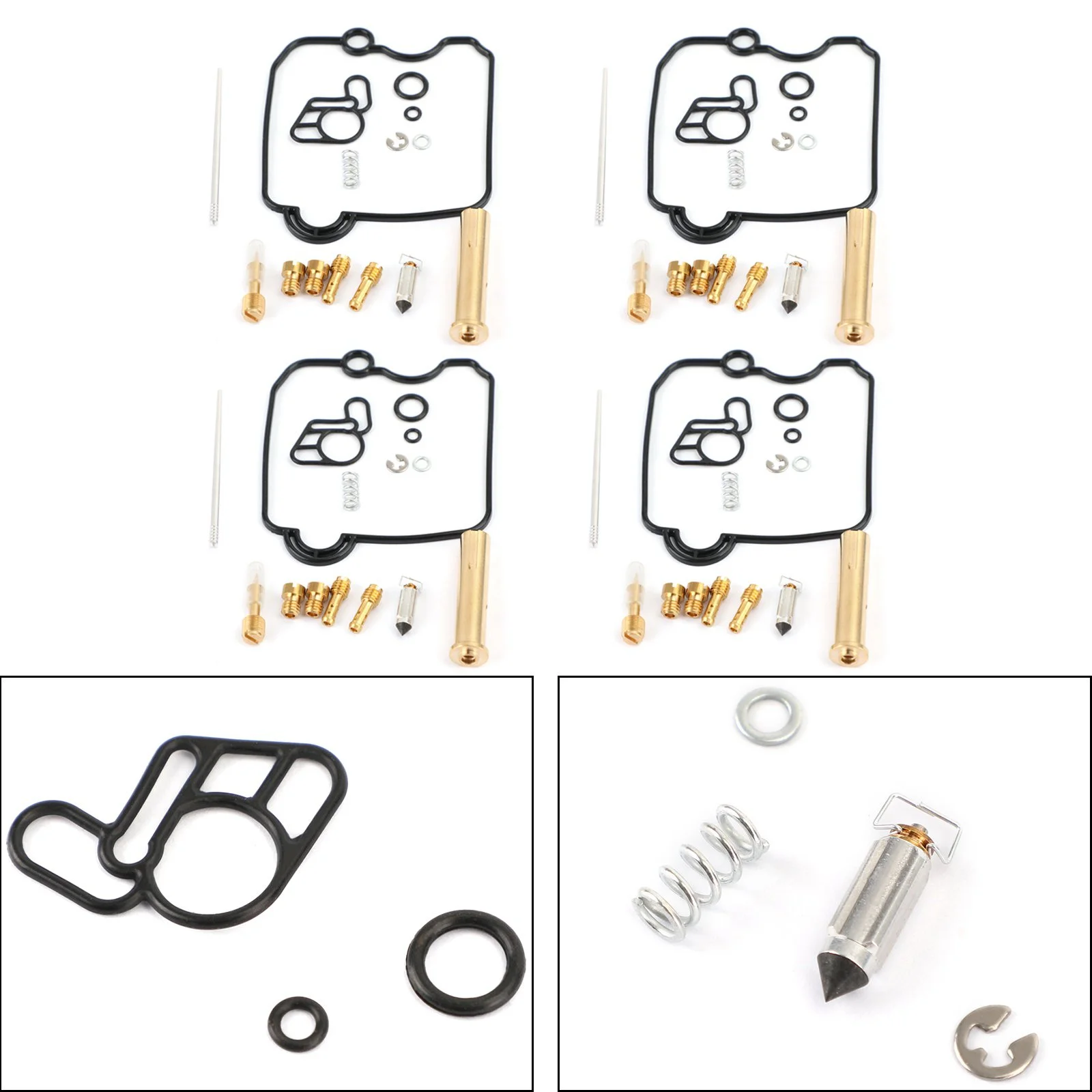 Carburetor Repair Kit Rebuild Parts 4 Set for Suzuki Bandit 250 GSF250 GJ74A
