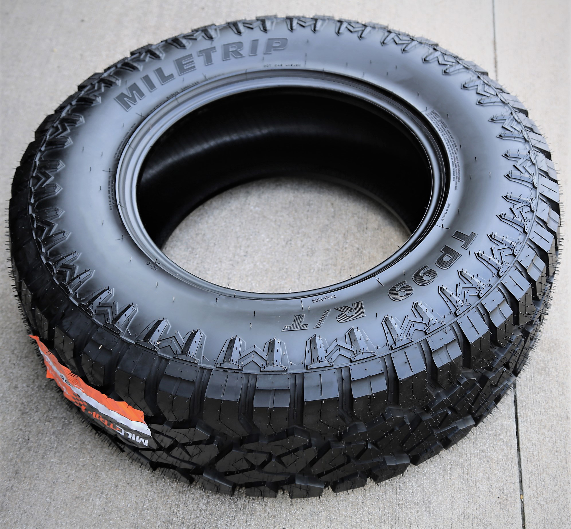 Miletrip TP99 R/T LT 33X12.50R20 Load F 12 Ply RT Rugged Terrain Tire