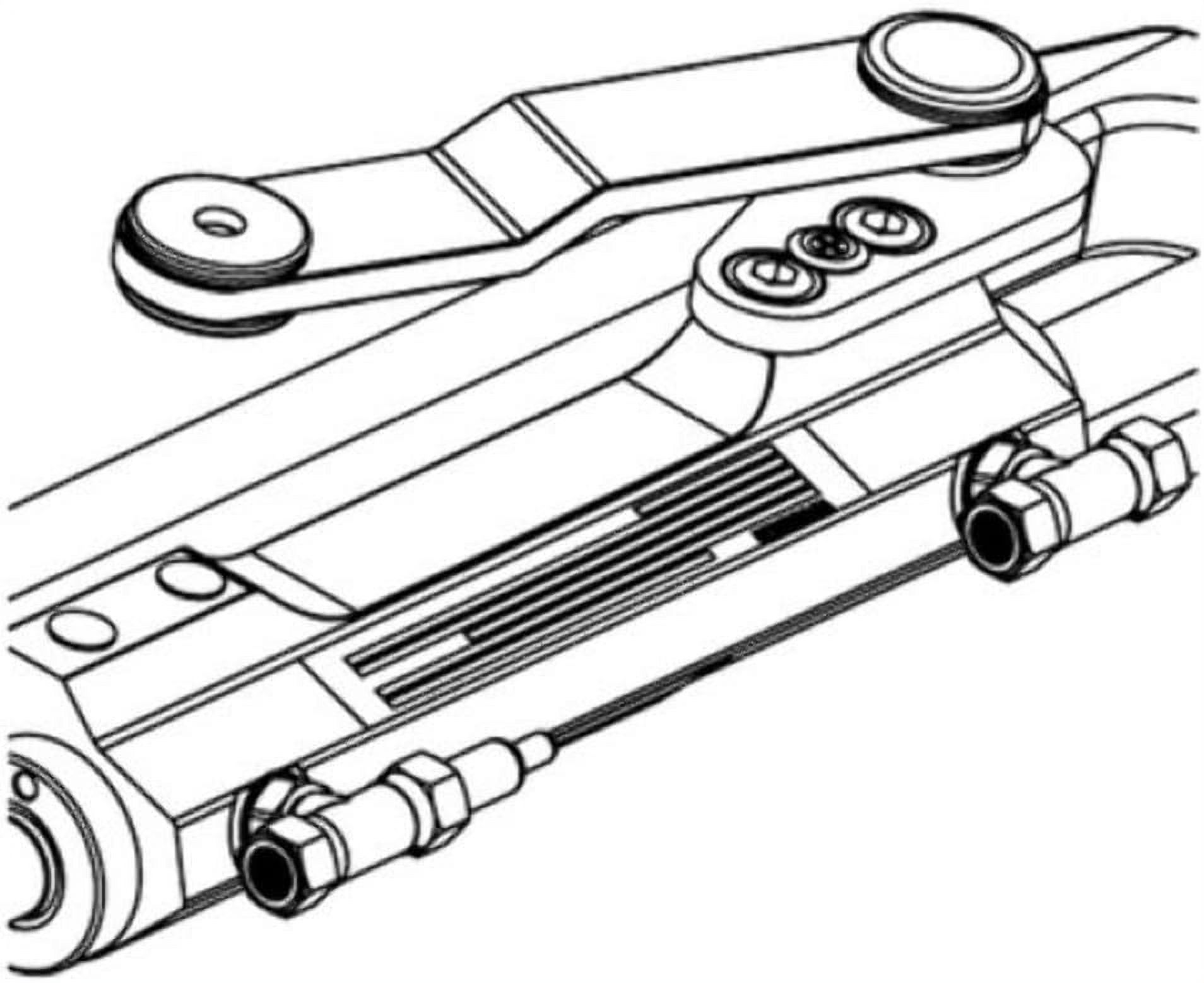 Uflex SilversteerTM Front Mount Hydraulic Port Steering Cylinder w/Offset Arm U