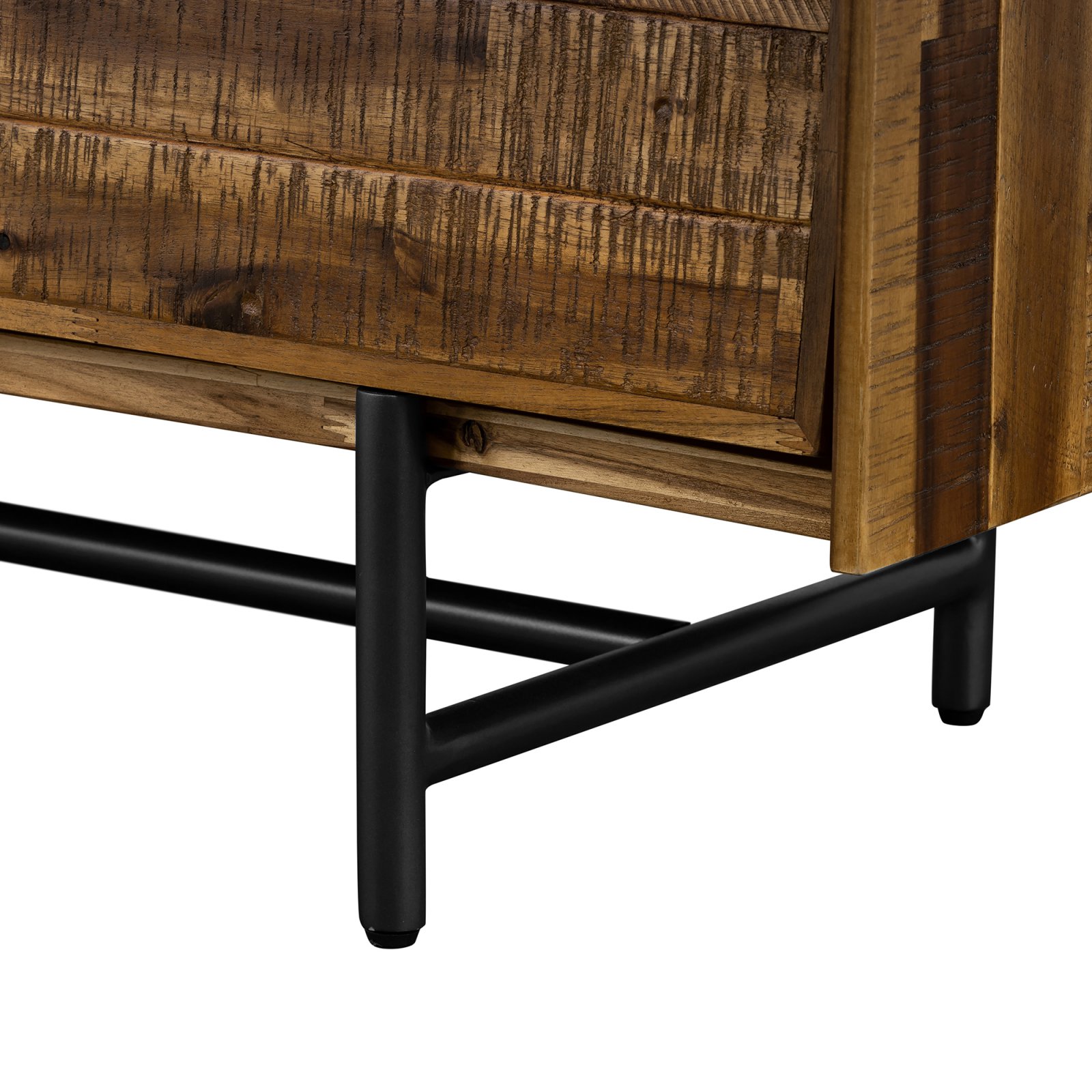 Armen Living Cusco 6-Drawer Modern Wood Dresser in Acacia Brown