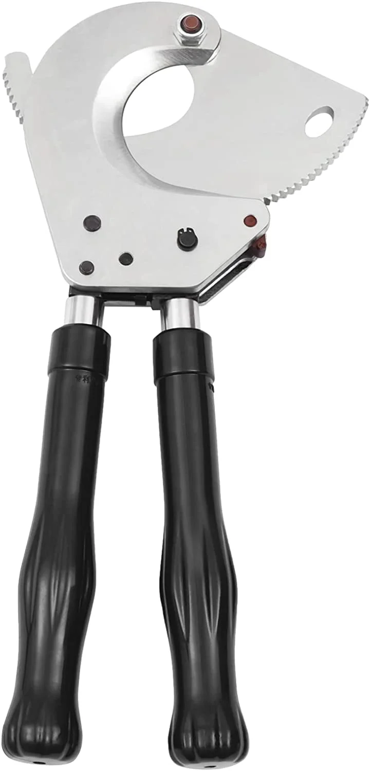 FETCOI Wire Cutters Heavy Duty - Cable Cutters Heavy Duty - Ratchet Cable Wire Cutter, Ratcheting Cable Cutter Hand Tool Cut Up to Φ75mm for Copper Aluminum Core Armored Cable