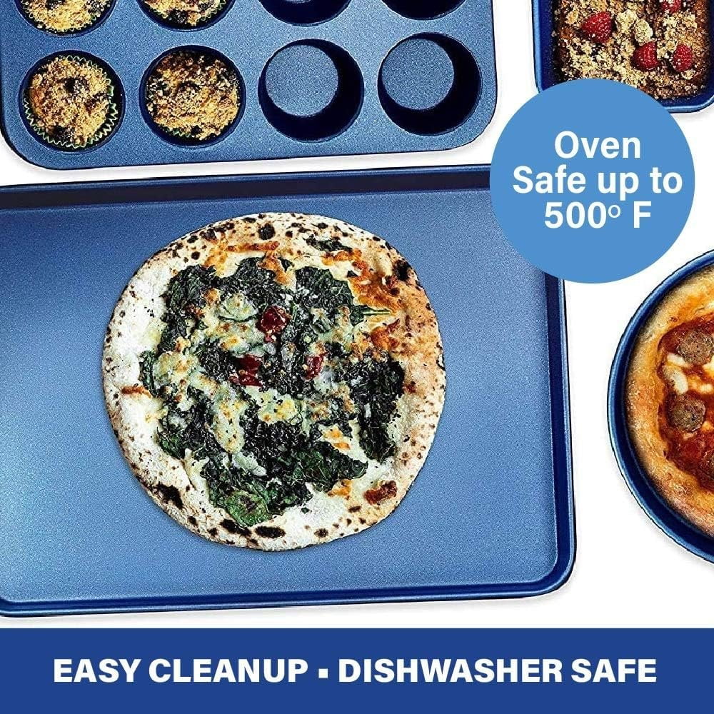 Granitestone Ultra Non-Stick Baking Sheet, Blue, 17.7 x 12.7 in