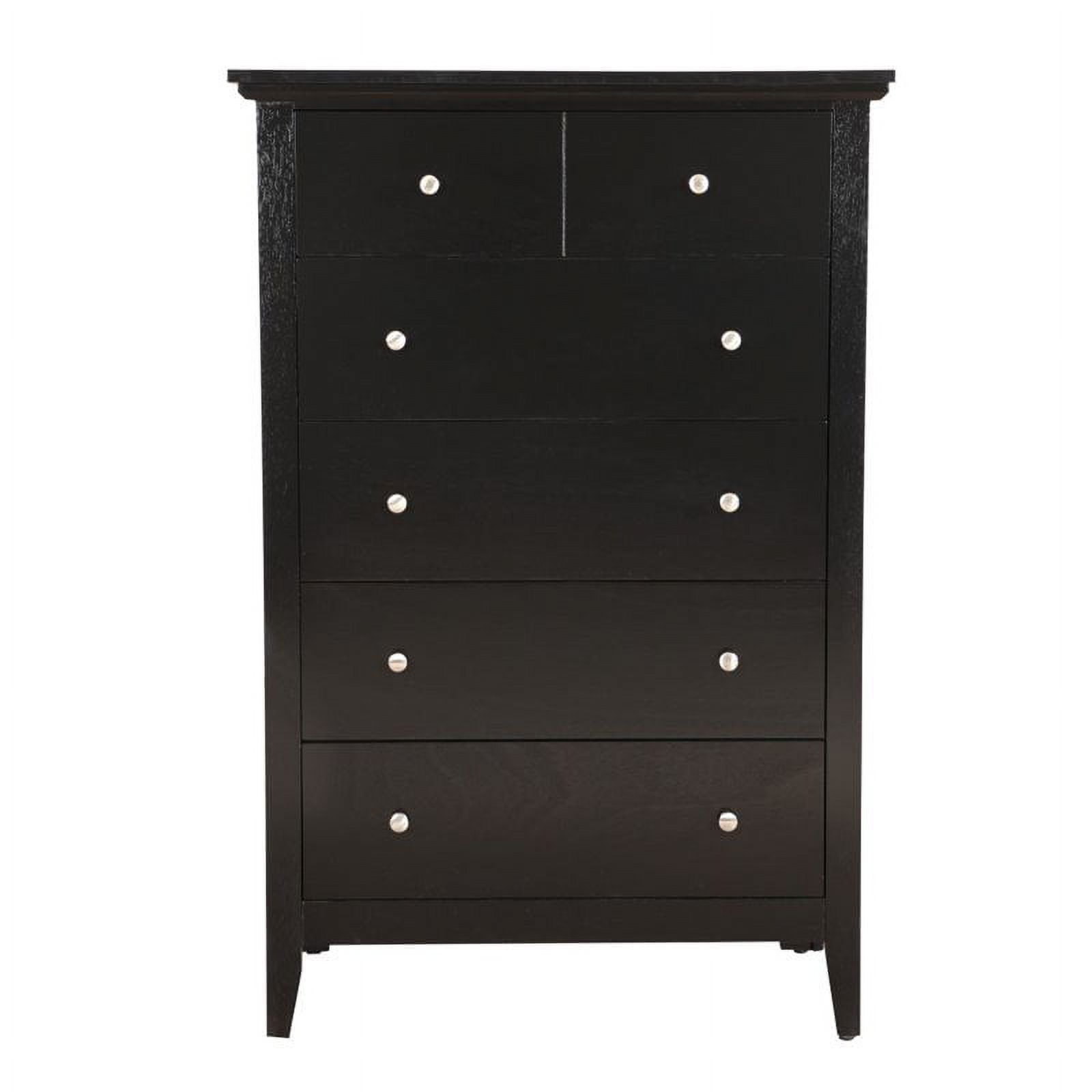 Home Square 3-Piece Set with Full Bed 5-Drawer Chest and 3-Drawer Nightstand