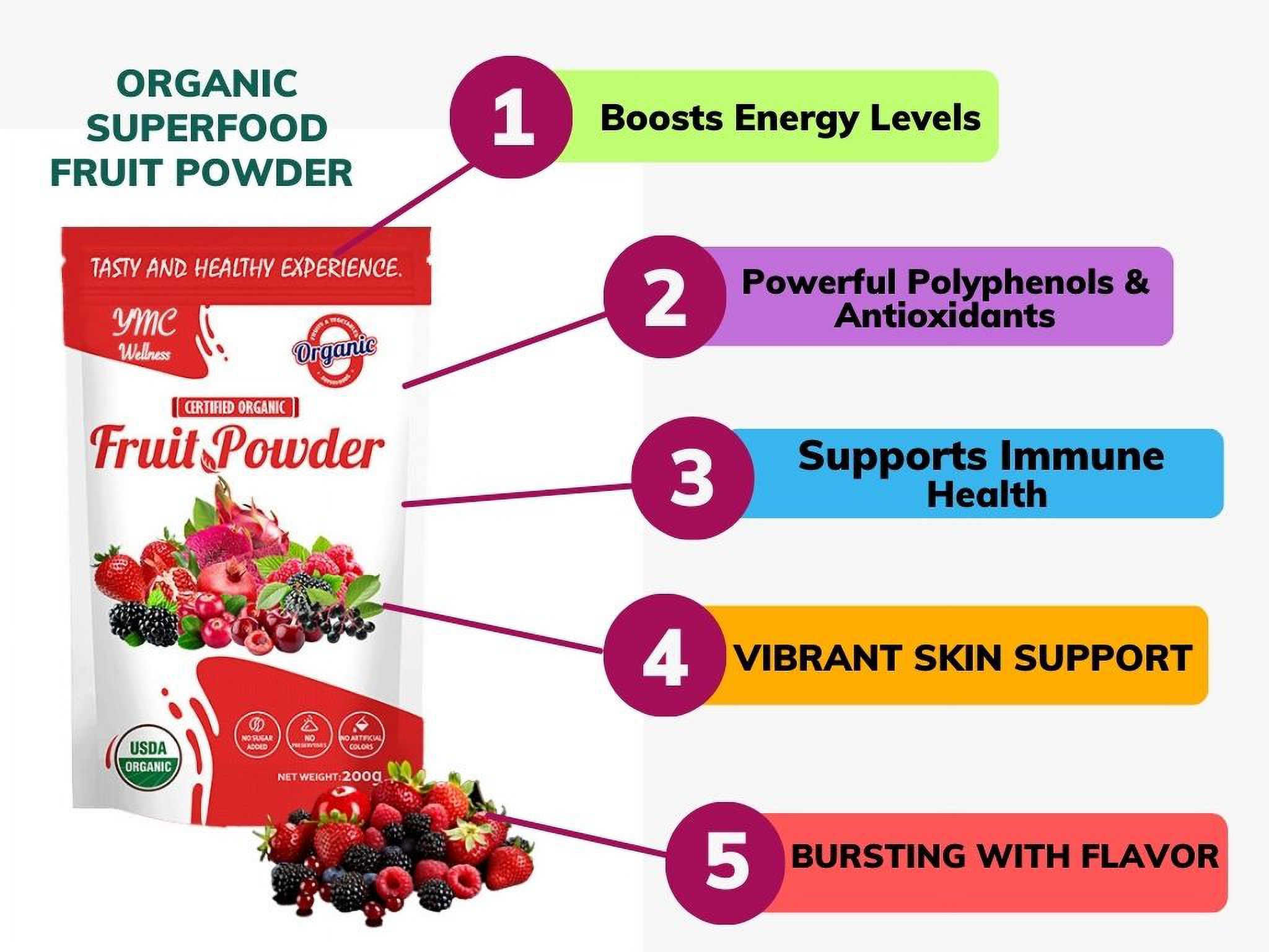 Super food mixed fruit powder