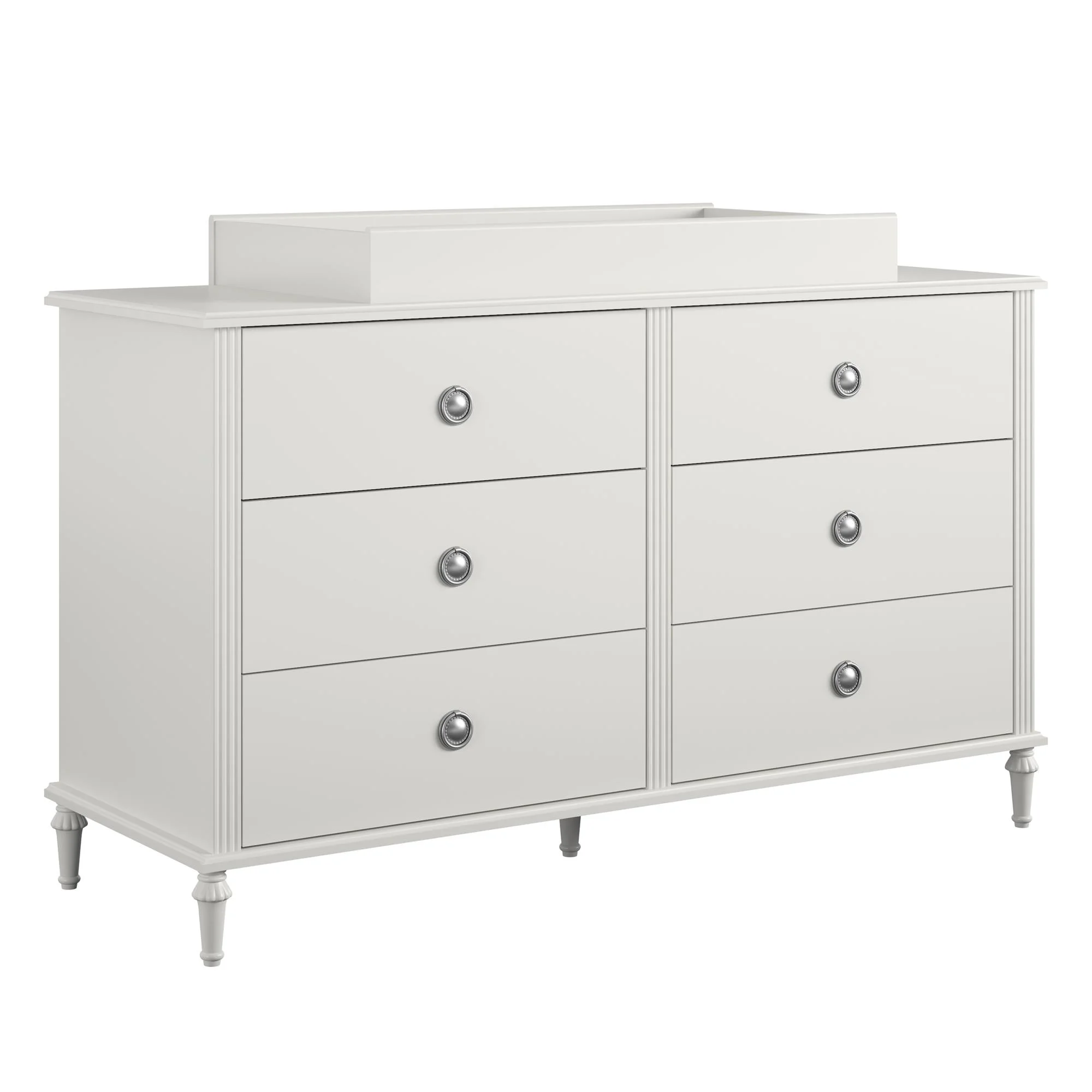 Little Seeds Rowan Valley Arden 6 Drawer White Changing Dresser