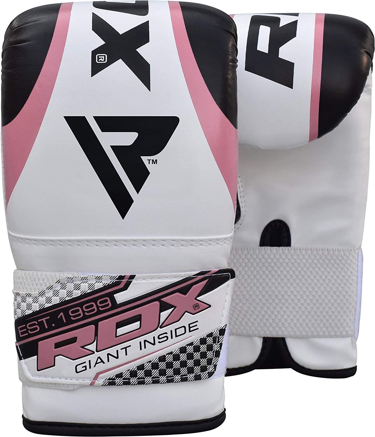 RDX Punching Gloves for Heavy Punch Bag - Maya Hide Leather Muay Thai, Kickboxing, MMA, Martial Arts Workout Mitts - Great for Focus Pads, Thai Pads, Double End Speed Ball, Grappling Dummy Training
