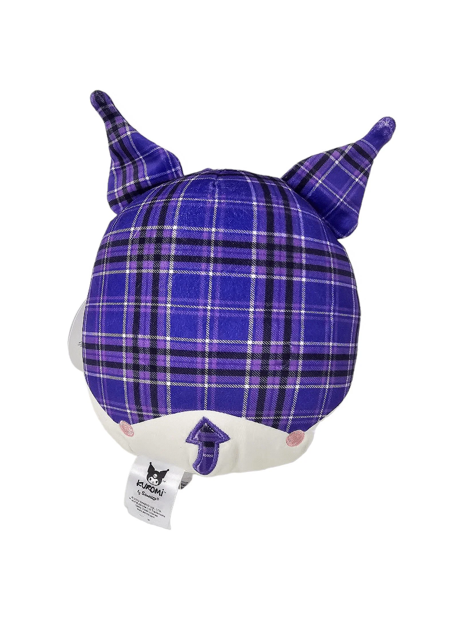 Squishmallows Official Kellytoys Plush 7.5 Inch Kuromi Purple Plaid Fall Squad Hello Kitty and Friends Ultimate Soft Stuffed Toy