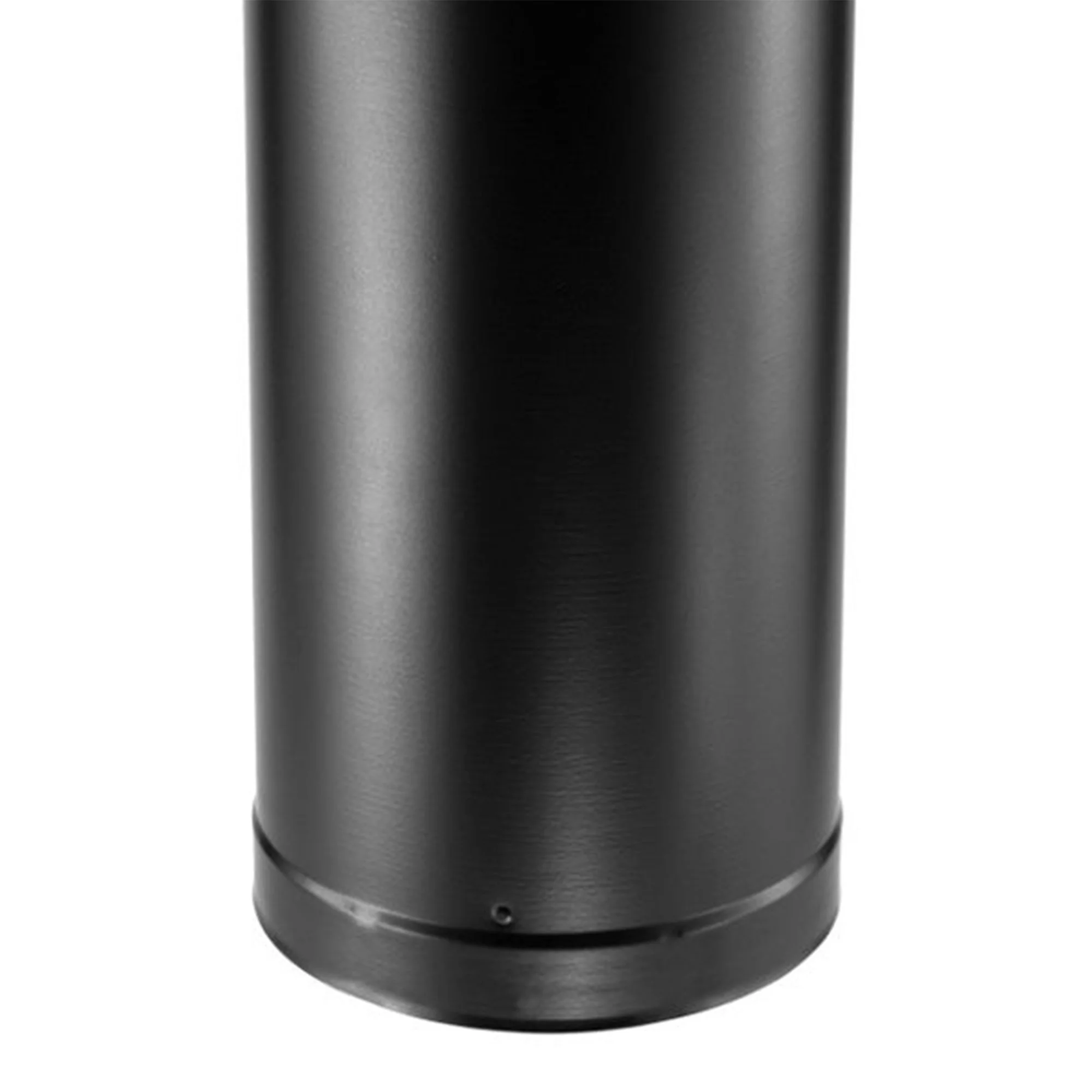 DuraVent DVL 6 x 18 Inch Galvanized Steel Double Wall Stove Pipe, Black