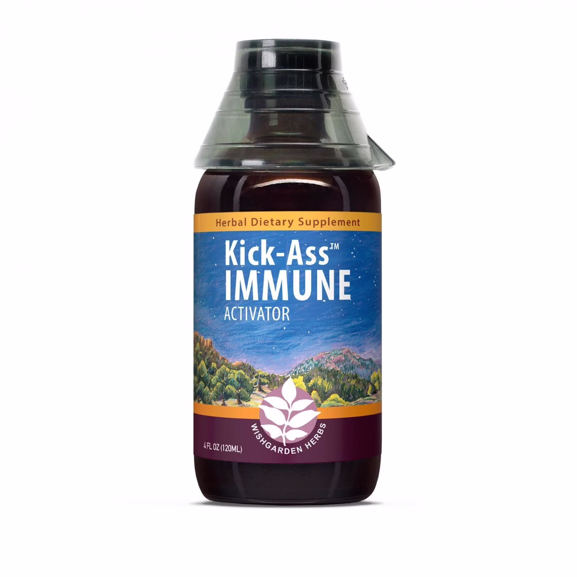 WishGarden Herbs Kick-Ass Immune Activator - Immune Support Supplement for Adults, 4oz
