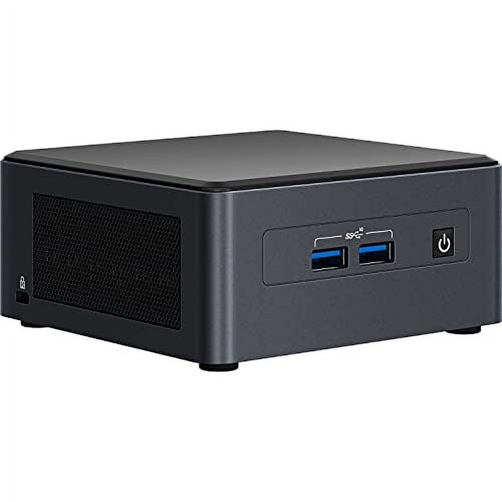 Intel NUC 11 Pro Mini Desktop PC Black i3-1115G4 2-Core, 4GB RAM, 256GB PCIe SSD + 1TB HDD (2.5), UHD, 2 Thunderbolt 3 (Type-C), WiFi 6, BT, Ethernet LAN (RJ-45), Win 10 Pro w/Hub