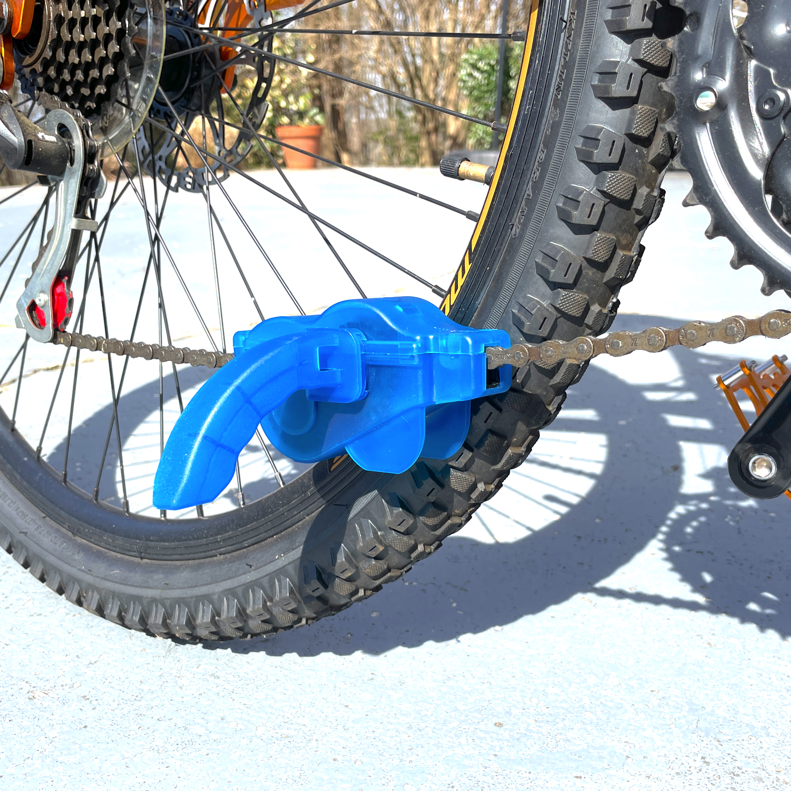 RNX Bike Chain Rotating Brush Scrubber Cleaning Tool
