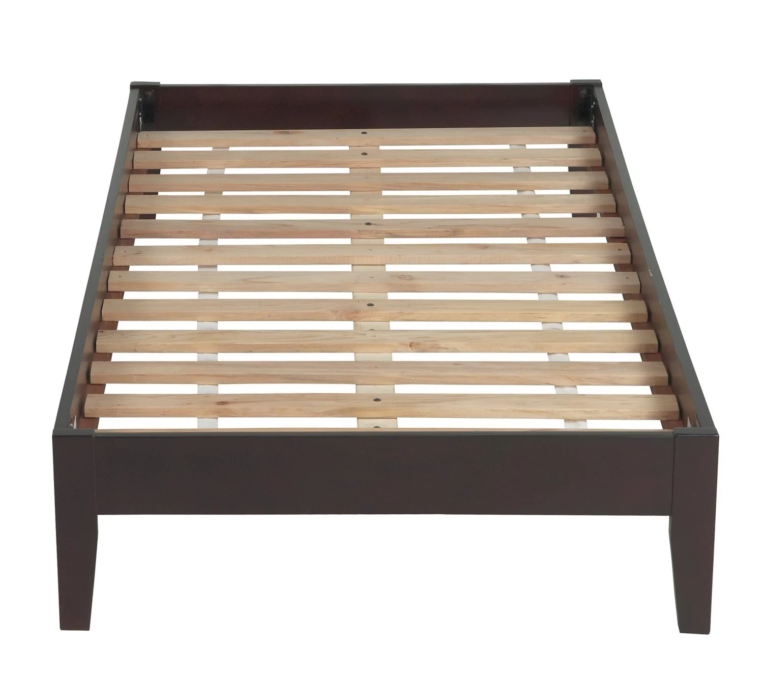 Nilmann Moden Classic Full Base Platform Bed in Espresso Mahogany