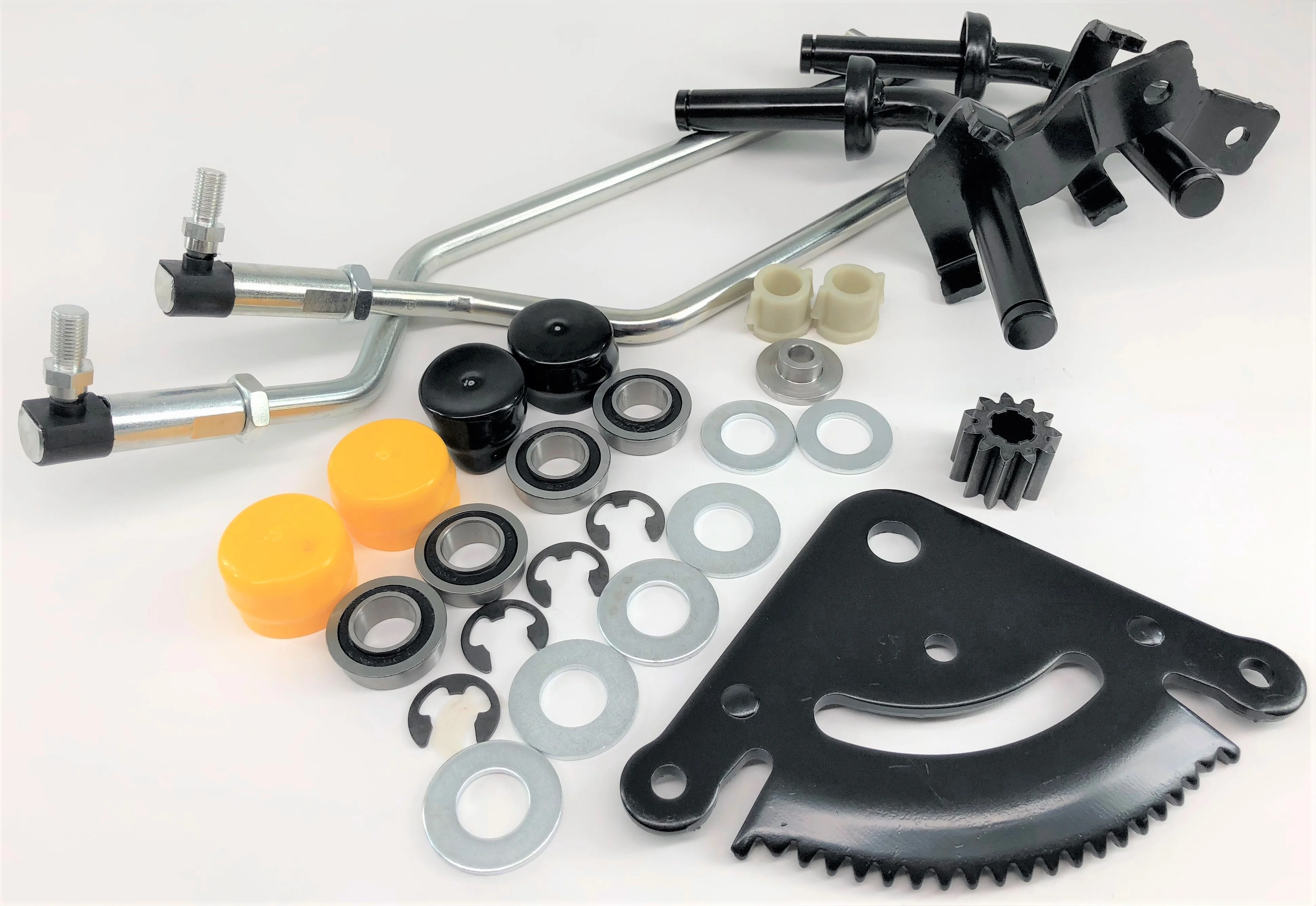 Steering Rebuild Kit includes Spindles Tie Rods and Sector fits John Deere LA Series