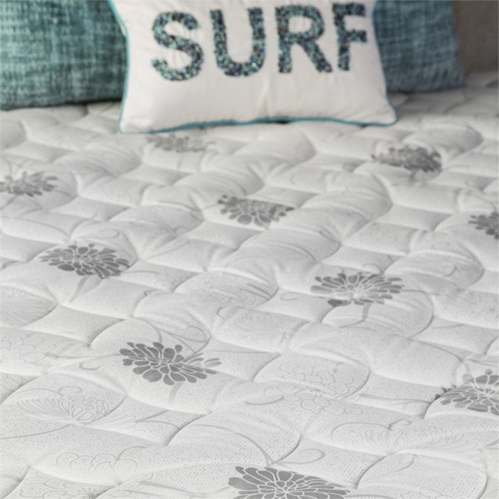 Furniture of America Kya Fabric 9-Inch Full Euro Top Mattress in White