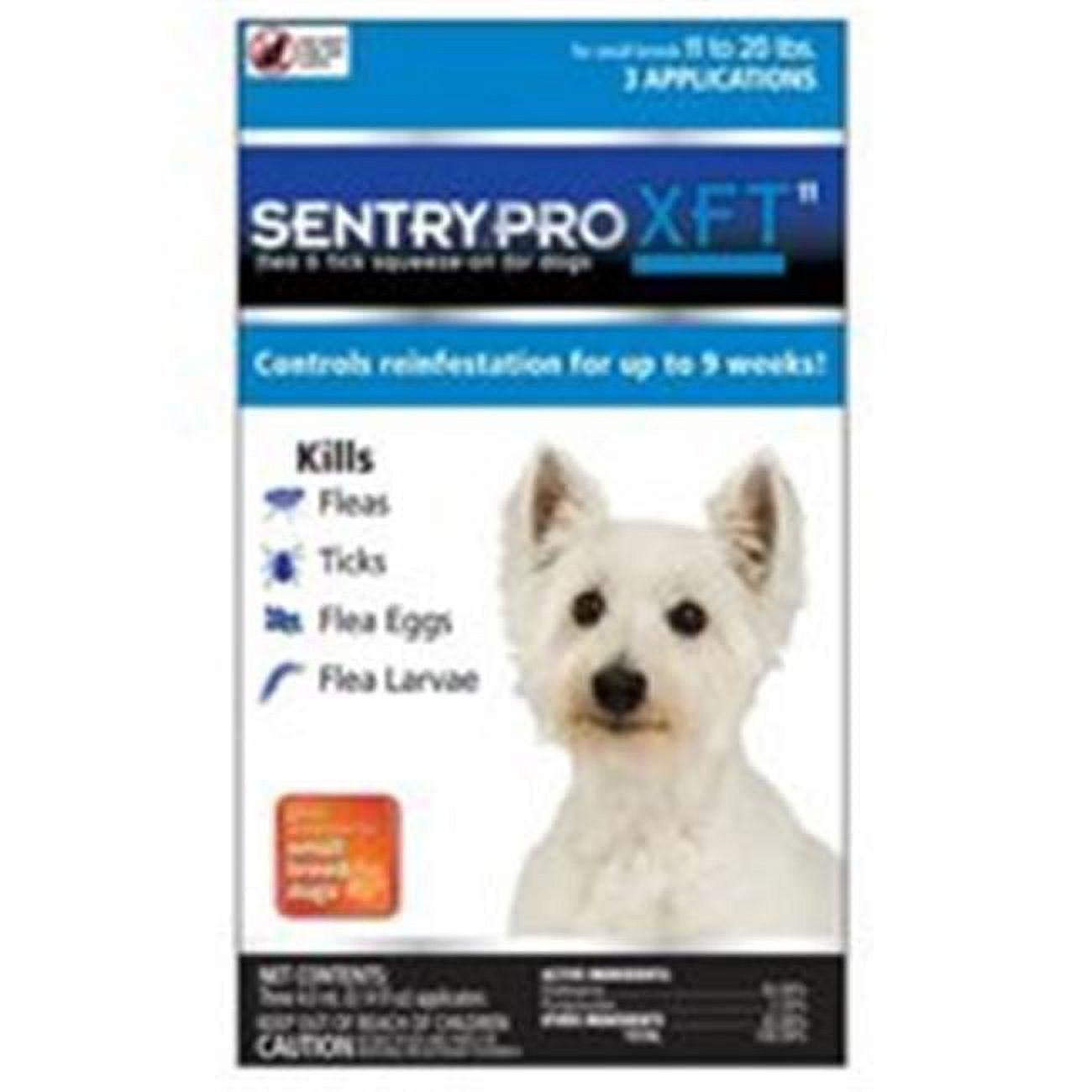 Sergeants Pet 2909 Flea & Tick Dog 11-20 Lb. Sen Pro