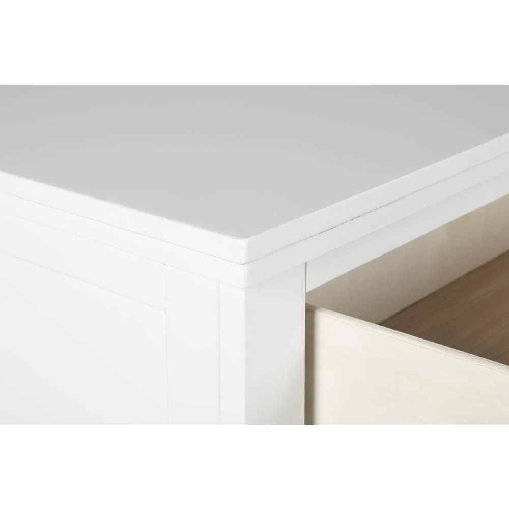 New Classic Furniture Andover Transitional Solid Wood Chest in White