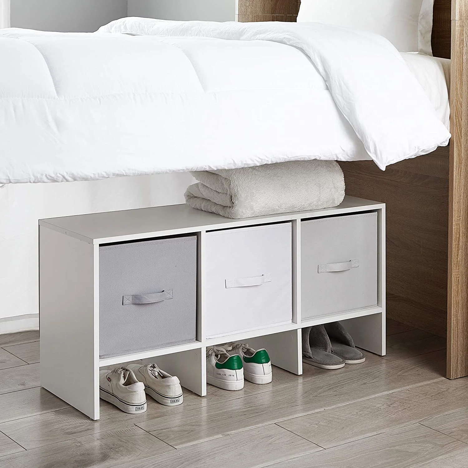 RUNFAYBIU Yak About It Cube  Organizer - White