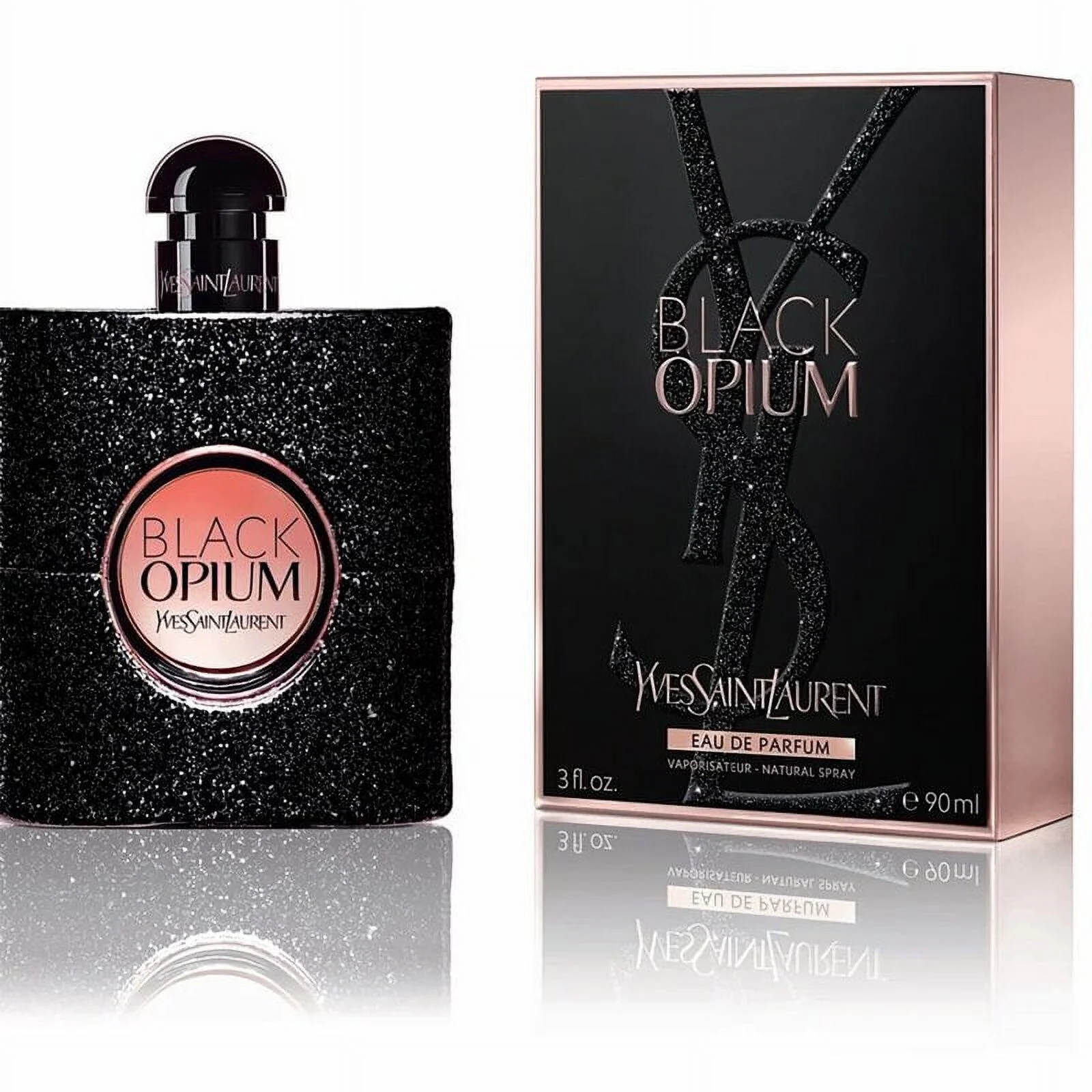 New_Black- Opium Eau De Parfum Spray 90 ml/3 Oz. Y.s.l Perfume EDP For Women Seal In Box