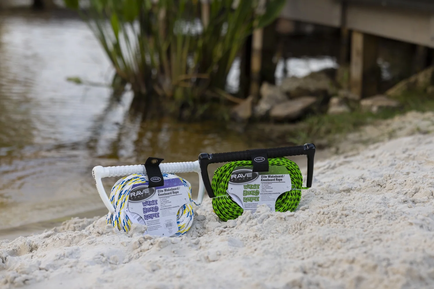 75' 3-Section Wakeboard/Kneeboard Rope w/EVA Swirl Grip - Elite